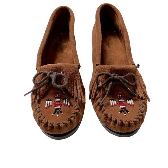 NWOT MINNETONKA Thunderbird II Women's Moccasin Size 10 - Picture 3 of 8
